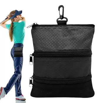 Чанта за голф, чанта за ценните неща, преносим чанта за топката, поясная чанта, добра защита, голям капацитет, с много джобове, идеални за детски играчки.
