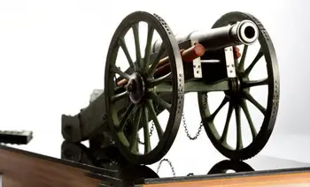Комплект дървени модели на 12-хаванче оръдия период Наполена 1:20