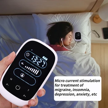 Електронно устройство CES за сънотворно, микротоковая стимулация, безсъние, тревожност, депресия, намаляване на тревожност, Алфа-Stim-електронен апарат