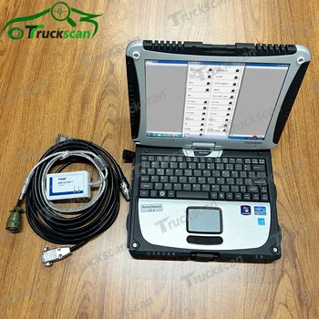 Нов инструмент за диагностика на камион за MTU DiaSys Diagnostic tool, USB to CAN COMPACT IXXAT Diesel engine MDEC Кабел ADEC + лаптоп CF19