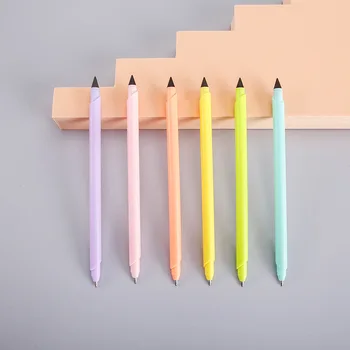 Двуглавият цветен молив Macaron без мастило, писалка HB, инструмент за рисуване на скици, ученически пособия за децата, сладки канцеларски материали