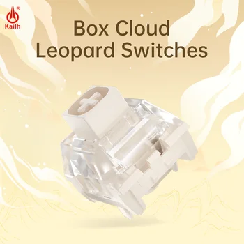 Преминете на клавиатурата Kailh BOX Cloud Леопард механична клавиатура с 5 контакти за игри със собствените си ръце