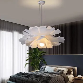 Тавана лампа за спални проста модерна led топла вътрешна външна полилей в скандинавския дизайн petals 2022 осветителни тела