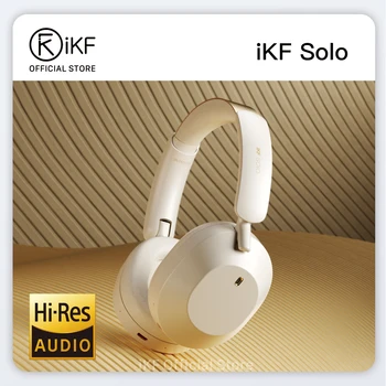 [Ново] Режийни Слушалки iKF Solo Bluetooth С Активно Шумопотискане, Безжична слушалка, Време на автономна работа на 130 часа за Android / iOS
