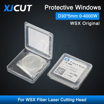 XJCUT WSX Оригинала 30x5 мм Fiber Лазер Защитно Стъкло WSX Лазерен Обектив 4000 W за WSX Fiber Лазерни Корона KC13 KC15 NC30