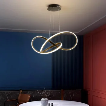 Модерна трапезария Висящи лампи за вътрешно осветление на Тавана лампа, окачена лампа led полилей за хола вътрешно осветление