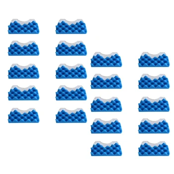 20 групи на синьо подобно на гъба за филтър и бял памук, черен филтър за подробности прахосмукачка Samsung серия DJ97-01040C