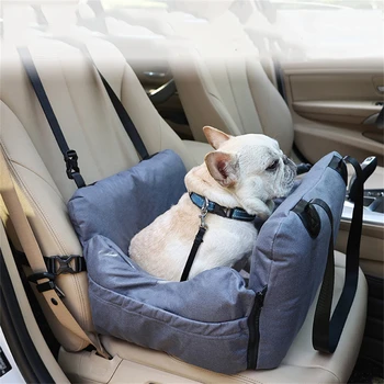 Нова чанта-калъф за столче за кола за кучета, чанта-гнездо за домашни любимци, водоустойчив Моющаяся Мека Преносим възглавница за кола за кучета и котки, Сигурно седалка за пътуване, легло