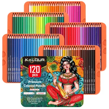 Професионални маслени моливи 50 цвята, комплект меки моливи премиум-клас за изготвяне на скици на художника на графити, арт аксесоари