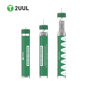 2UUL SC39 0,8 mm * 3 m Батерия Метална Плоча Заваряване Купа Тел за iPhone Android Ремонт на Мобилен Телефон Батерии Набор от Инструменти За Купа Тел