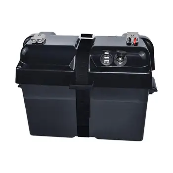 Кутия за съхранение на акумулаторни батерии с каишка Лек преносим мултифункционален контейнер за