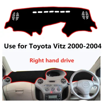 Висококачествена замшевая покриване на арматурното табло TAIJS фабрика за Toyota Vitz 2000-2004, хит на продажбите, десен волан, хит на продажбите