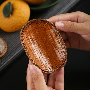 Една чаена лъжичка от бамбукова тъкан, костенурка нокти, Бамбук лъжичка, държач за чай, занаяти, Бамбук прибори за чайна церемония