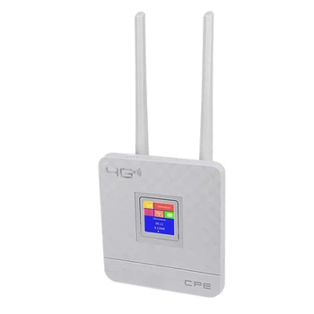 CPE903 4G Безжичен рутер със слот за Сим-карта за видеонаблюдение от корпоративни безжични до кабелна Портативен WIFI за дома/Офиса (Plug EU)
