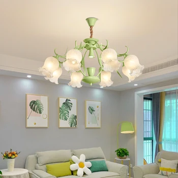 Окачен лампа OULALA Модерен стил, Свеж Творчески Ароматерапевтическая Свещ, led таван полилей, декорация за дома за спални