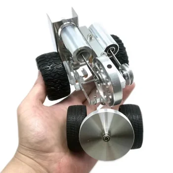 Изработена по поръчка одноцилиндровая модел на двигателя на Стърлинг Двигател за трактор Играчка за физически експеримент за студенти Подарък за децата