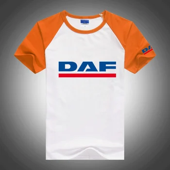 DAF TRUCKS COMPANY шофьор на камион Printing Fashion 2023 Нови мъжки тениски с кръгло деколте и къс ръкав, с високо качество Класически тениски за почивка, върхове