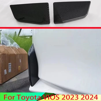 За Toyota VIOS 2023 2024 Заден рефлектор фарове за мъгла фарове в стила на въглеродни влакна, Тампон върху капака на фенера, рамка за подреждане