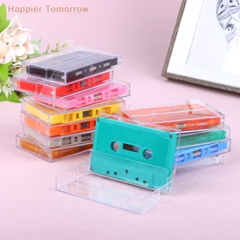 1 комплект Стандартния касетофон цветно устройство с магнитна аудиокассетой на 45 минути, прозрачно чекмедже за съхранение на реч и музика