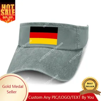Сенника с флага на Германия, Каубойски шапки с дырявым езда, Мъжки И дамски шапки 