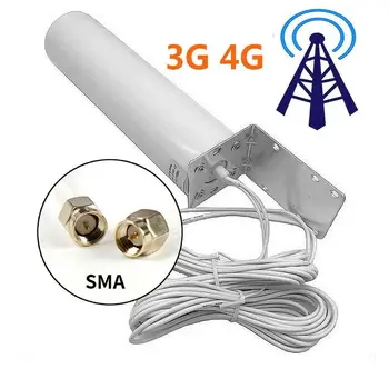 Потребителска електроника LTE Антена за стенен монтаж, двойна мъжки усилвател на сигнала SMA, усилвател на сигнала на дистанционното управление, рутер, демодулатор