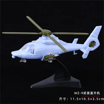 Мащаб 1: 115 Китайски Боен Хеликоптер WZ-9 В Събирането на Самолета Мини Пластмасова Военен Модел Пъзел Строителни Фигурки Играчки