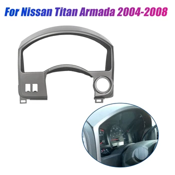 Сива Рамка на Капака на Сензора Панел на Арматурното табло 68240-7S000 За Nissan Titan Armada 2004-2006 Смяна на Обхвата на Облицовки на Арматурното табло