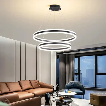 Модерен кът за окачен лампа за хранене вътрешно осветление на Тавана лампа, окачена лампа led Полилей за хола вътрешно осветление