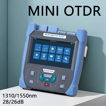 Оптично рефлектометр временна областта на NK5100 Mini OTDR 1310/1550 нм 28/26 db, мултифункционален оптичен измервателен уред