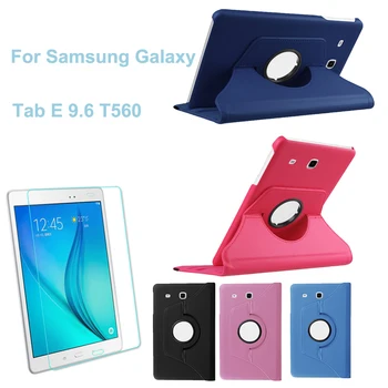 Умен Калъф Viviration с Въртене на 360 Градуса За Samsung Galaxy Tab E 9.6 SMT560 T561 Със Сгъваща се Стойка За Таблет Защитната Обвивка