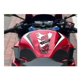 3D Капачката На Резервоара на Мотоциклета Тампон Протектор Етикети Етикети За HONDA CBR250 CBR300 CBR400 CBR500 CBR600 CBR650 CBR900 RR CBR1000