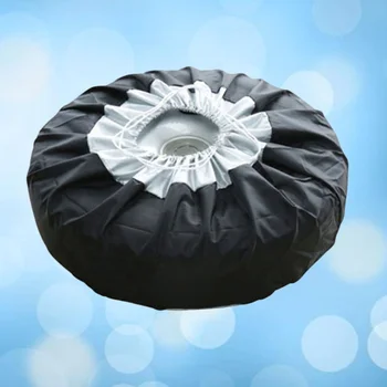 Калъфи за автомобилни гуми от плат Оксфорд, Прахозащитен капаци за колелата, протектор за гуми 65 см